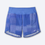 شورت ورزشی زنانه بروکس Brooks Chaser 7" Short آبی طرح دار
