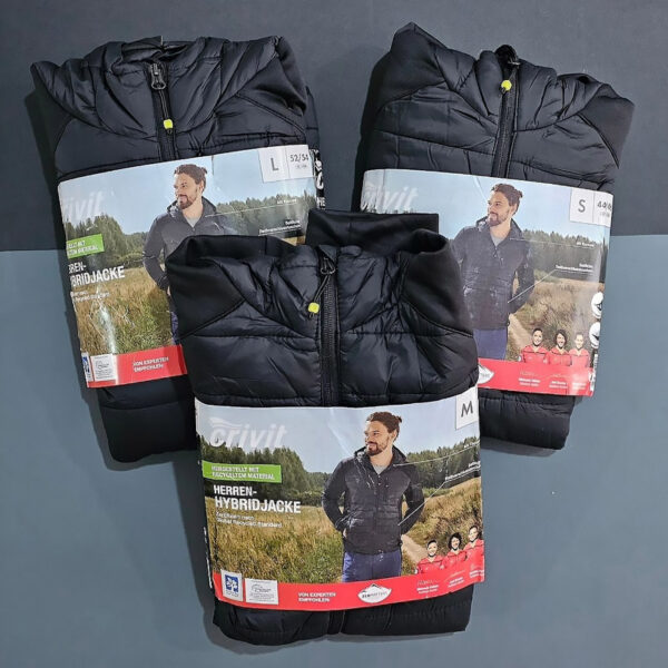 کاپشن مردانه کریویت Crivit Men's Hybrid Jacket مشکی