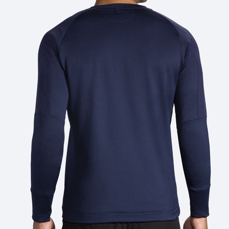بلوز ورزشی ترمال مردانه بروکس Brooks Thermal Long Sleeve سرمه ای