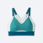 نیمتنه ورزشی بروکس Brooks Interlace run bra سبز آبی
