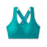 برا ورزشی بروکس Brooks Dare Crossback run bra 2 سبز نیلی