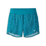 شورت ورزشی زنانه بروکس Brooks Chaser 7" Short سبز طرح دار