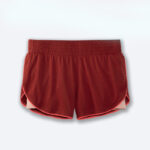 شورت ورزشی زنانه کشاله دار بروکس Brooks Rep 3" 2-in-1 Short عنابی