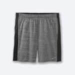 شلوارک ورزشی مردانه بروکس Brooks Rep 8" Short طوسی مشکی