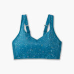 نیمتنه ورزشی بروکس Brooks Convertible bra سبز طرح دار