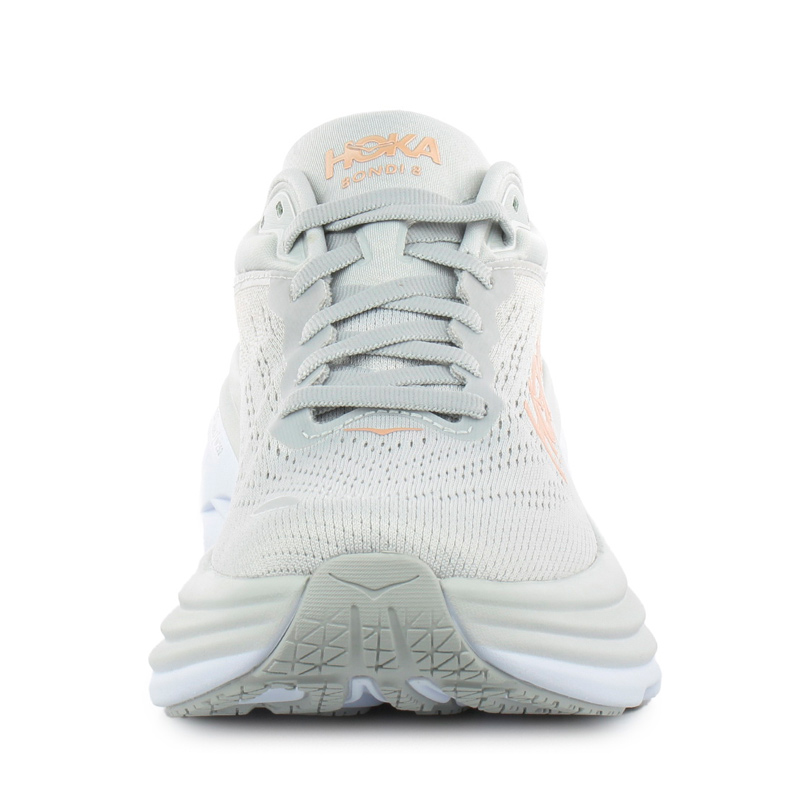کفش رانینگ زنانه هوکا Hoka Women's Running Shoes Bondi 8 طوسی روشن