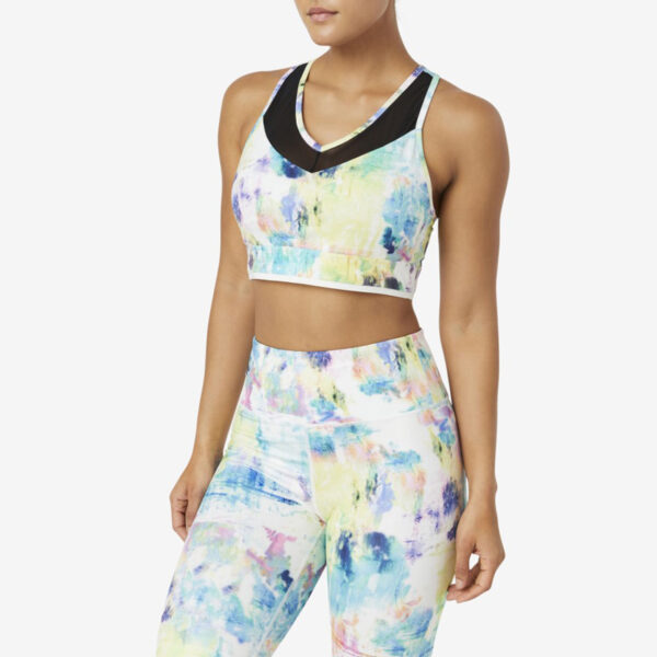 برا ورزشی زنانه فیلا Fila Sport Bra طرح آبرنگ