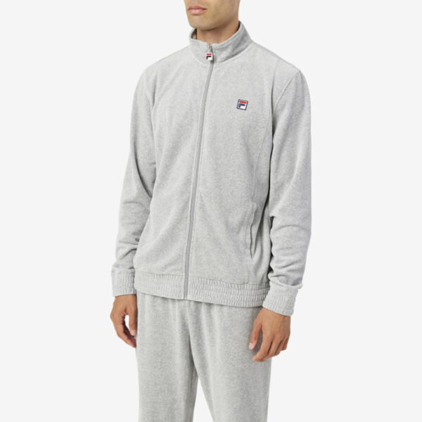 سویشرت ورزشی مردانه فیلا Fila Sport O-Fit Velour Sweatshirt طوسی