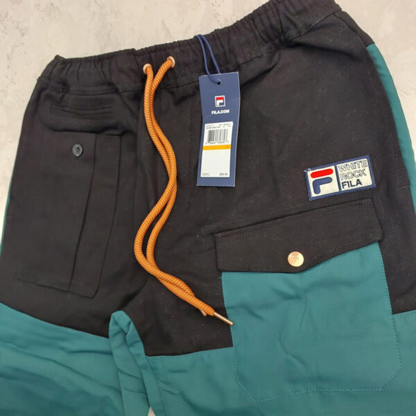 شلوار کارگو ورزشی مردانه فیلا Fila Sport Amazon Cargo Pant مشکی سبز