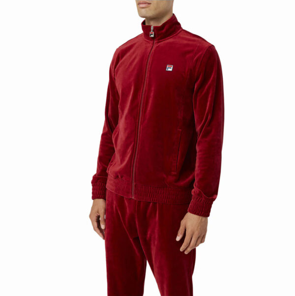 سویشرت ورزشی مردانه فیلا Fila Sport O-Fit Velour Sweatshirt زرشکی