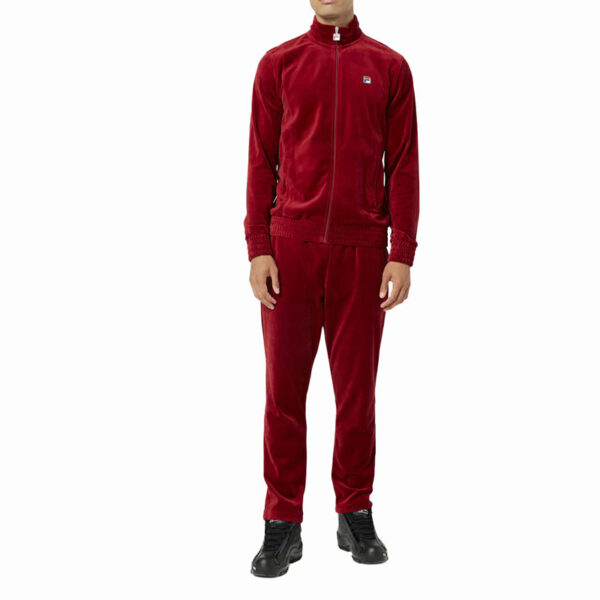 سویشرت ورزشی مردانه فیلا Fila Sport O-Fit Velour Sweatshirt زرشکی