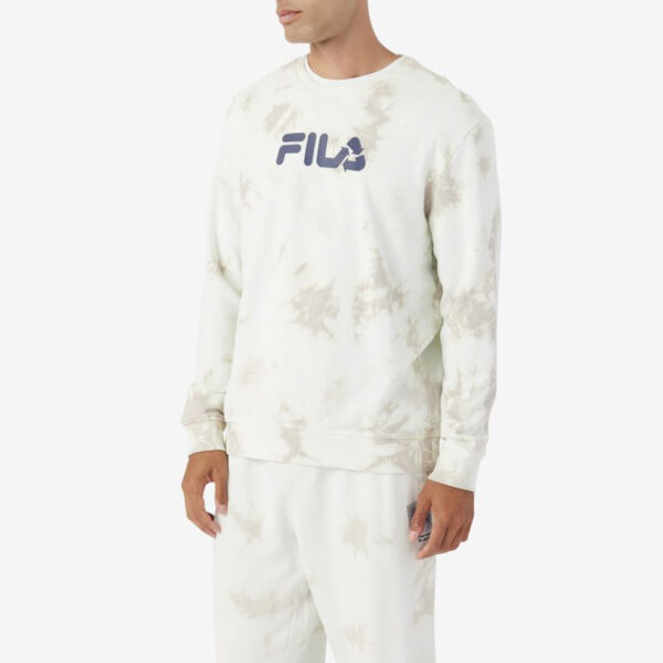 بلوز ورزشی مردانه فیلا Fila Sport Uplee Crew شیری طرح دار