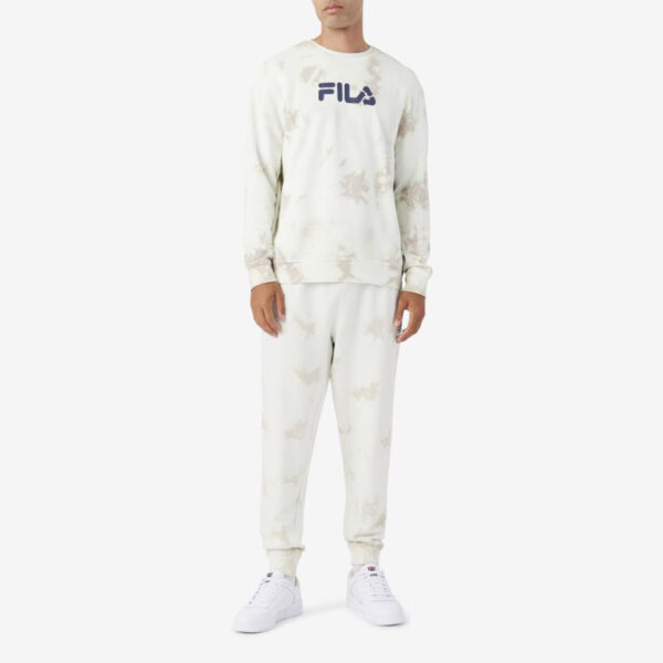 بلوز ورزشی مردانه فیلا Fila Sport Uplee Crew شیری طرح دار