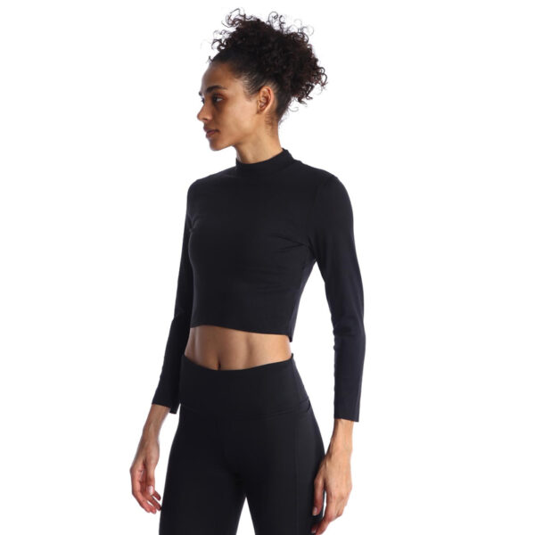 کراپ بلوز ورزشی نایک Nike Sport Crop Crew مشکی
