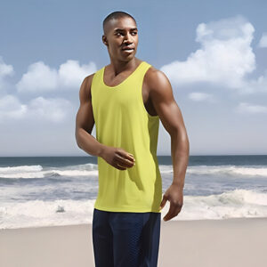 تاپ ورزشی مردانه کریویت Crivit Sport Technical Top فسفری