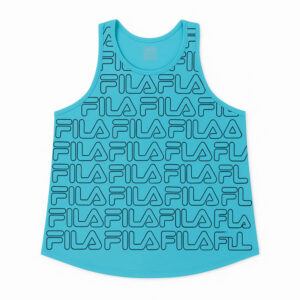 تاپ ورزشی زنانه فیلا Fila Sport Top آبی طرح دار