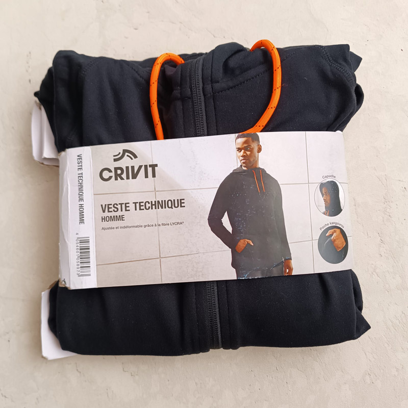 سویشرت ورزشی مردانه کریویت Crivit Sport Technical Sweatshirt مشکی