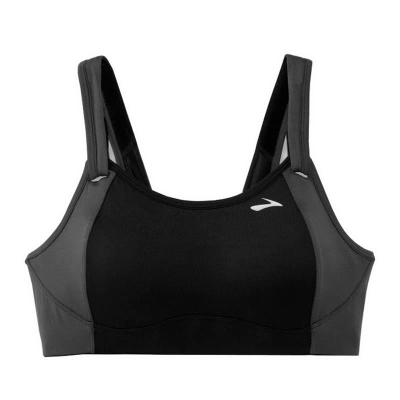 برا ورزشی بروکس Brooks Fiona Run Bra مشکی خاکستری