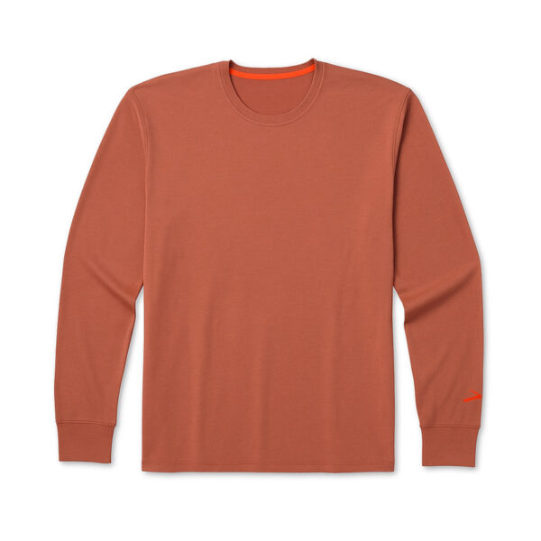 بلوز ورزشی مردانه بروکس Brooks Distance Long Sleeve مسی روشن