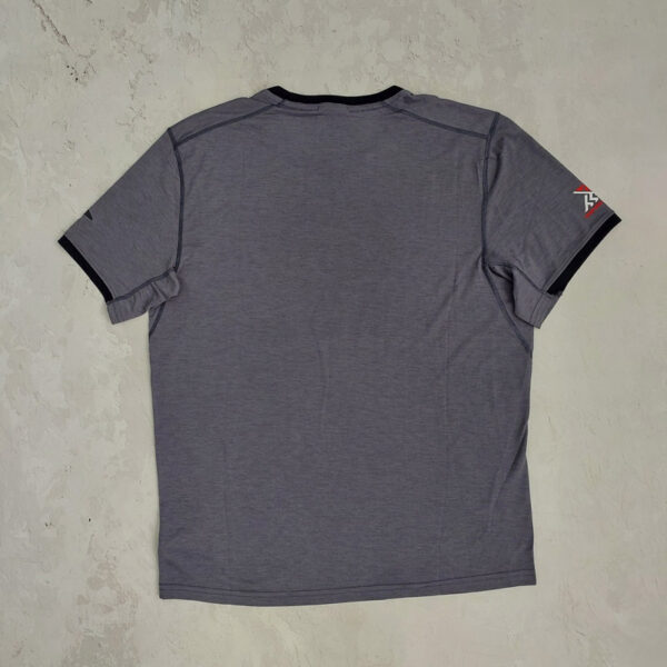 تیشرت ورزشی مردانه بروکس Brooks Distance Graphic short sleeve خاکستری طرح دار