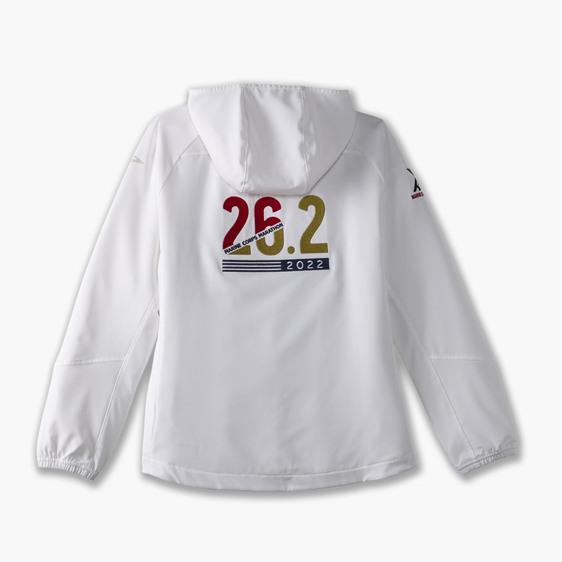 بادگیر ورزشی زنانه بروکس Brooks MCM22 Moment Jacket سفید