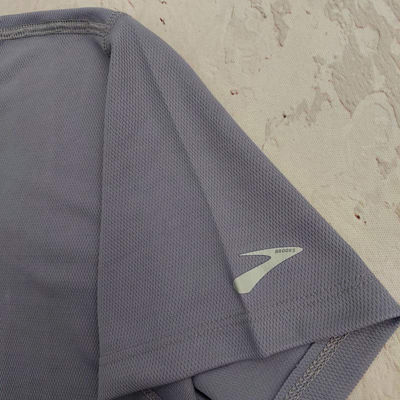 تیشرت ورزشی زنانه بروکس Brooks Podium Short Sleeve طوسی