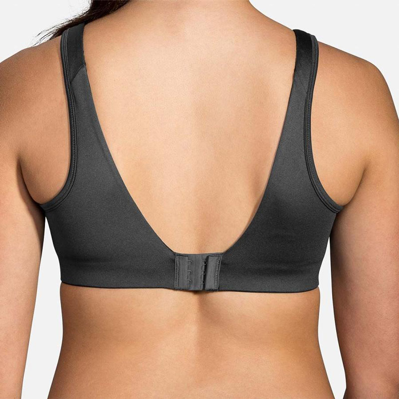 برا ورزشی بروکس Brooks Fiona Run Bra مشکی خاکستری