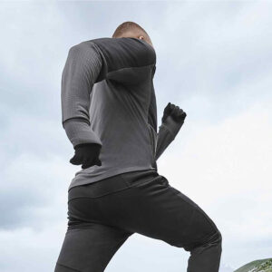 سویشرت ورزشی مردانه کریویت Crivit Sport Sweatshirt خاکستری مشکی