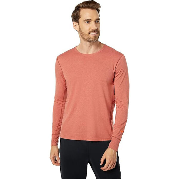 بلوز ورزشی مردانه بروکس Brooks Distance Long Sleeve مسی روشن