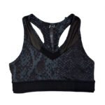 برا ورزشی زنانه فیلا Fila Uplift Racerback Sport Bra مشکی طرح دار