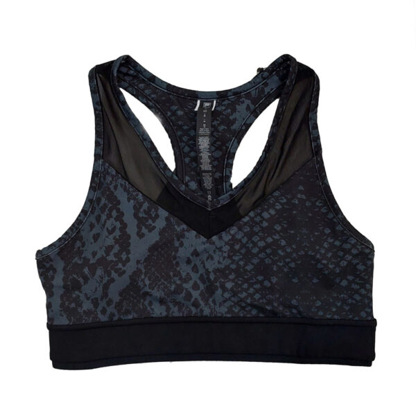 برا ورزشی زنانه فیلا Fila Uplift Racerback Sport Bra مشکی طرح دار