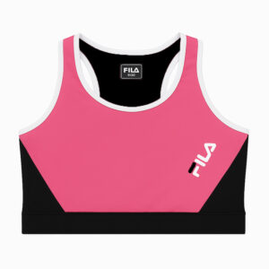 برا ورزشی زنانه فیلا Fila Sport Bravo Bra صورتی مشکی