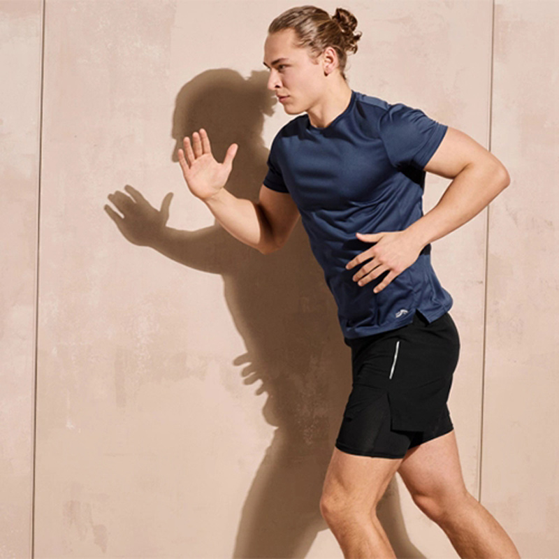 تیشرت ورزشی مردانه کریویت Crivit Sport Funktions T-Shirt سرمه ای