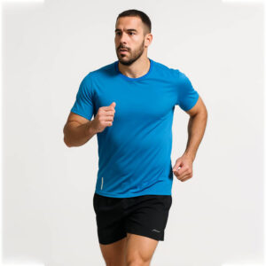 تیشرت رانینگ مردانه کریویت Crivit Running T-Shirt آبی