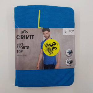 تیشرت ورزشی مردانه کریویت Crivit Sport Funktions T-Shirt آبی