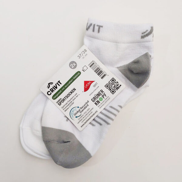 جوراب ورزشی زنانه کریویت Crivit Sport Socks Pack (پک دو جفتی) سفید