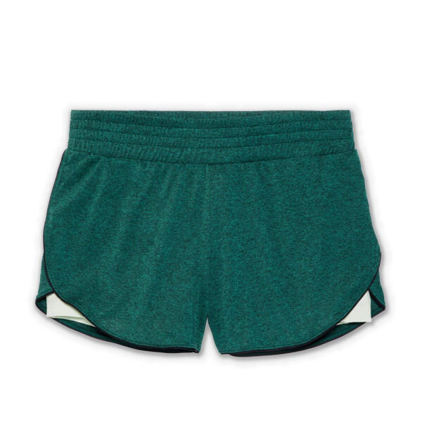 شورت ورزشی زنانه کشاله دار بروکس Brooks Rep 3" 2-in-1 Short سبز نعایی