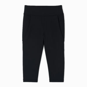 نیم لگ ورزشی زنانه کریویت CRIVIT Cropped Sport Legging 05 مشکی
