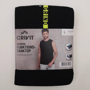 تاپ ورزشی مردانه کریویت Crivit Sport Funktions Tank Top 01 مشکی