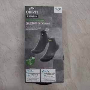 جوراب ورزشی کریویت Crivit Sport Cycling Socks Pack 01 (پک دو جفتی) مشکی