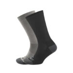 جوراب ورزشی حرفه ای کریویت Crivit Funktions Socken (پک دو جفتی) مشکی خاکستری