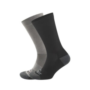 جوراب ورزشی حرفه ای کریویت Crivit Funktions Socken (پک دو جفتی) مشکی خاکستری