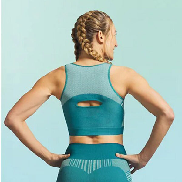 کراپ ورزشی زنانه کریویت CRIVIT Sport Crop Top سبز آبی