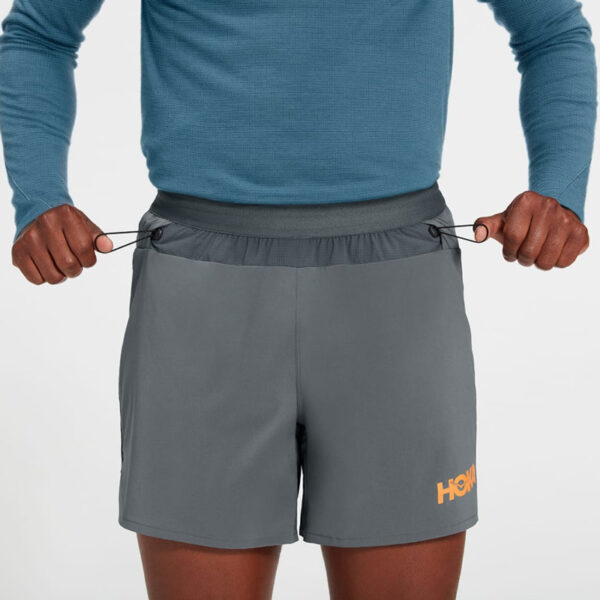 شورت ورزشی مردانه هوکا Hoka SG Trail Short طوسی