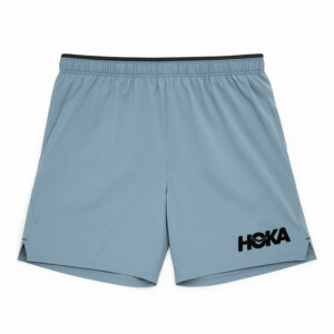 شورت ورزشی مردانه هوکا Hoka GLIDE 7 Short آبی یخی