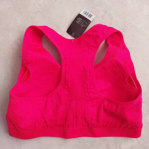 نیم تنه ورزشی کریویت CRIVIT Sport bra صورتی شبرنگی