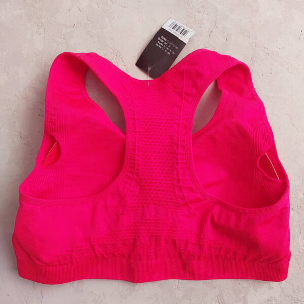 نیم تنه ورزشی کریویت CRIVIT Sport bra صورتی شبرنگی