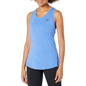 تاپ ورزشی زنانه نیو بالانس New Balance Qspd Jac Tank Top آبی