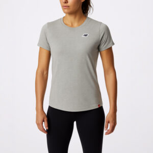 تیشرت ورزشی زنانه نیو بالانس New Balance SML T-Shirt طوسی