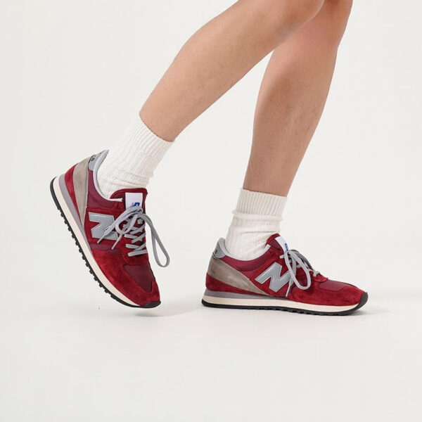 کفش کلاسیک نیو بالانس مردانه New Balance M730UKF زرشکی